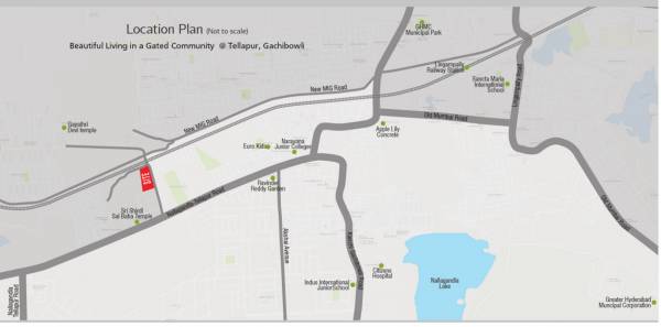 Images for Location Plan of Pruthvi Belmont Greene