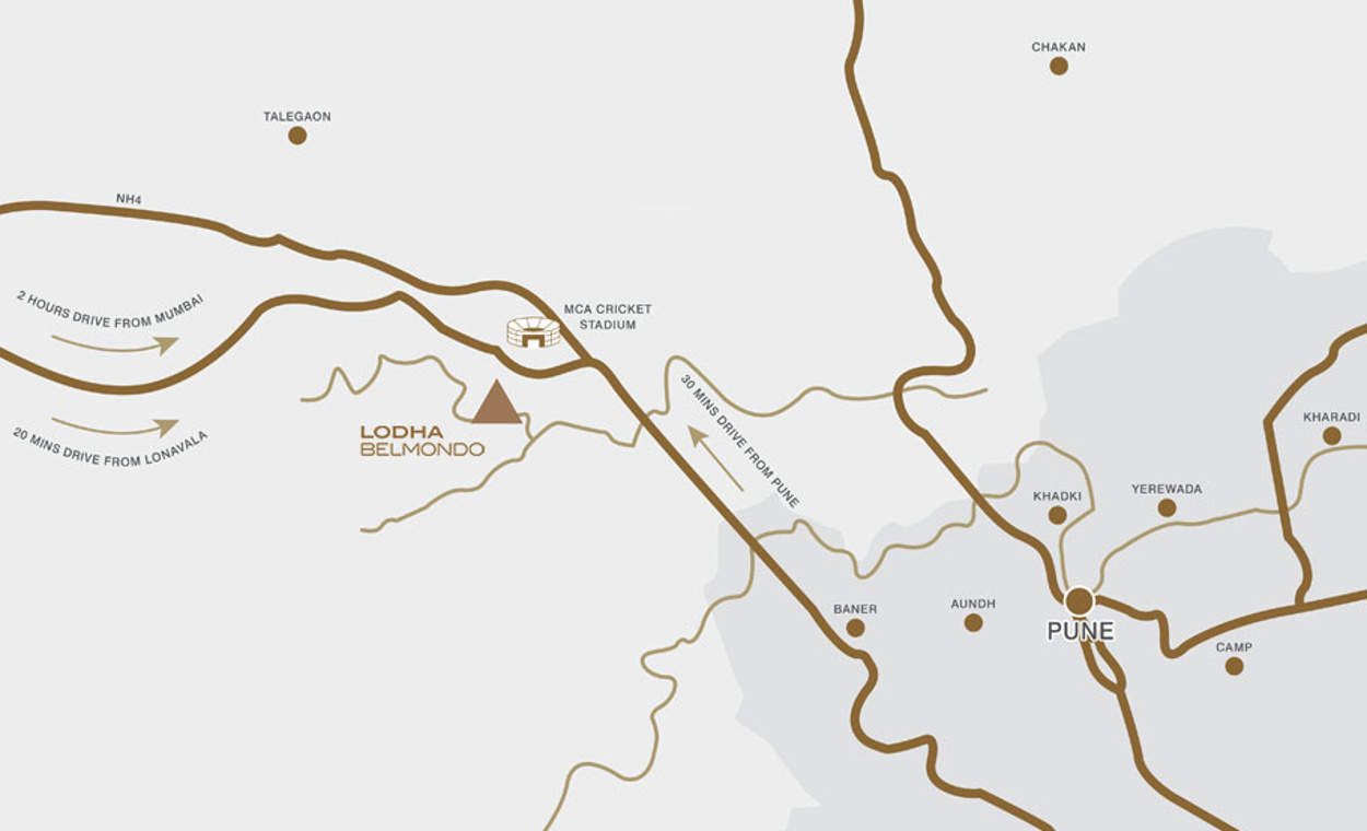 Images for Location Plan of Lodha Belmondo Ashbridge D E