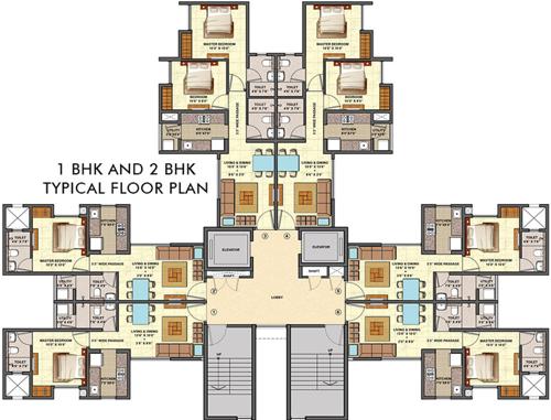 Images for Cluster Plan of Lodha Palava Aurelia C H I