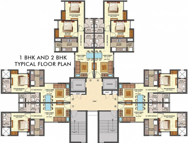 Images for Cluster Plan of Lodha Palava Estela A B C
