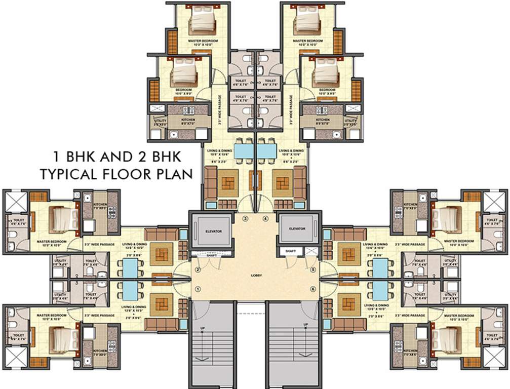 Images for Cluster Plan of Lodha Palava Estela H I J