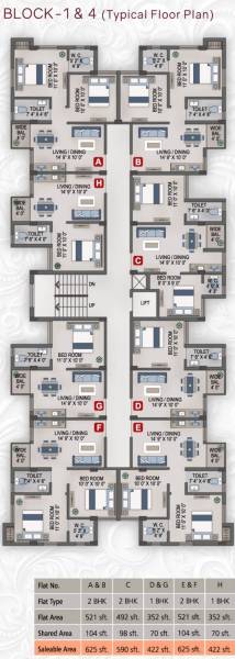 Images for Cluster Plan of Magnolia Srijana