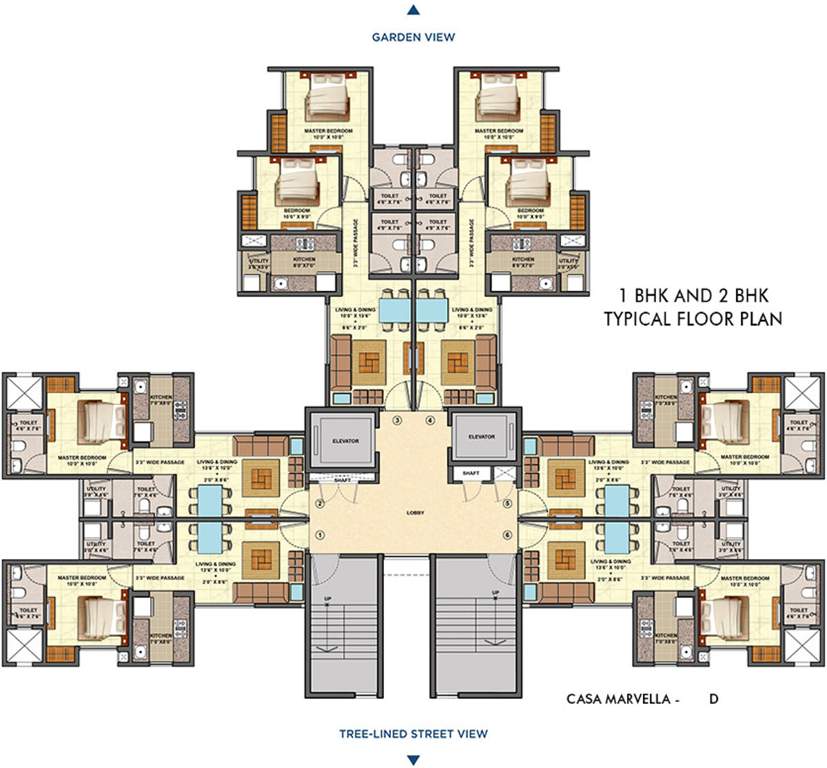 Images for Cluster Plan of Lodha Palava Marvella B C D E F G