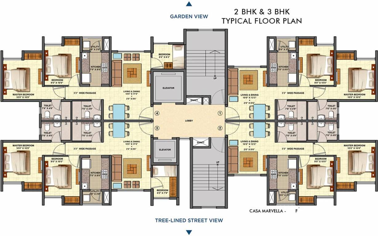 Images for Cluster Plan of Lodha Palava Marvella B C D E F G