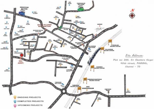  akriti Location Plan