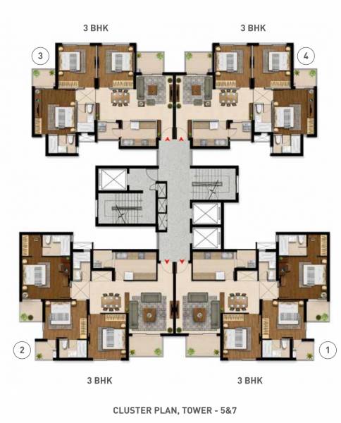 homes-gurgaon Cluster Plan