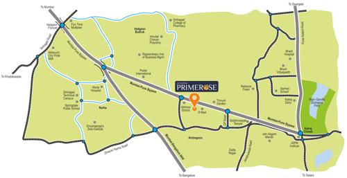  primerose Images for Location Plan of Gurukrupa Primerose