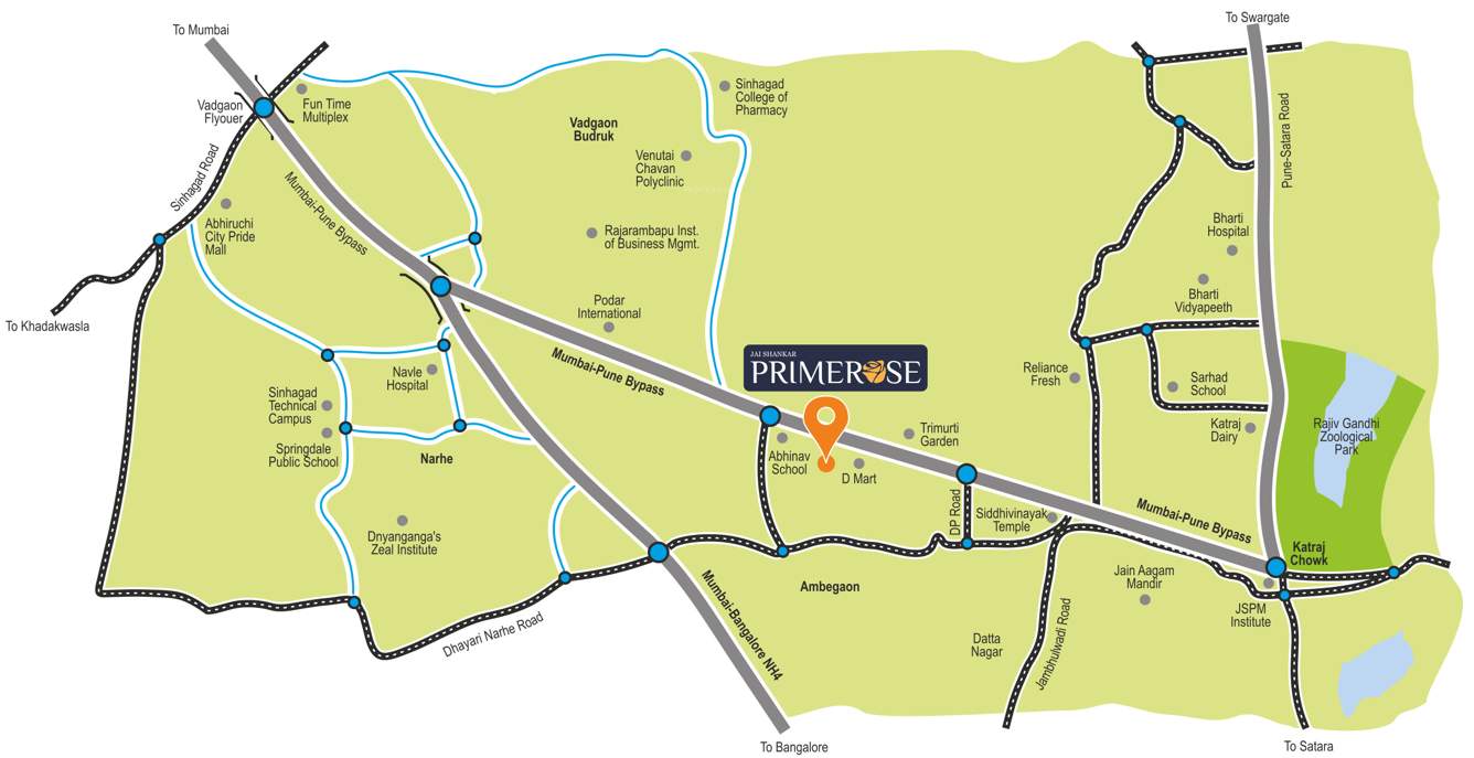  primerose Images for Location Plan of Gurukrupa Primerose
