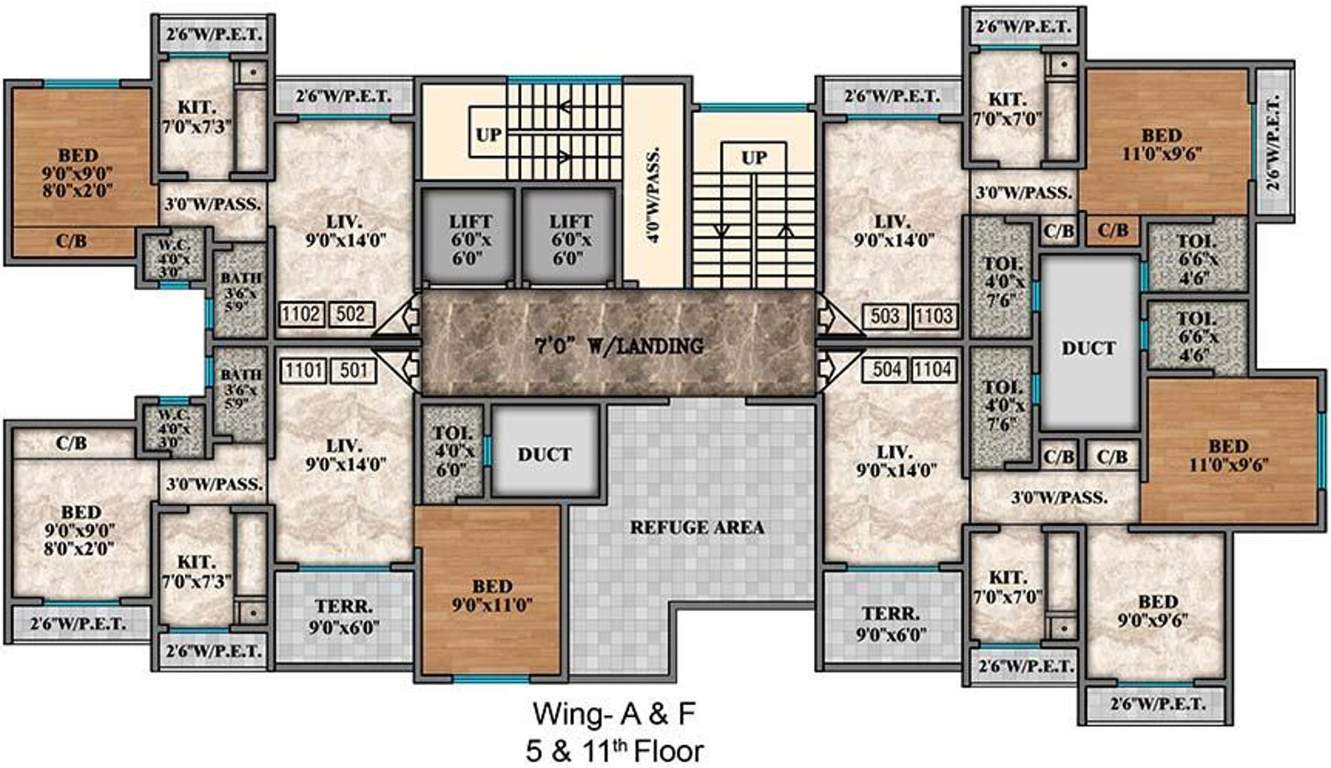 Images for Cluster Plan of Mayfair Vishwaraja A B F And G
