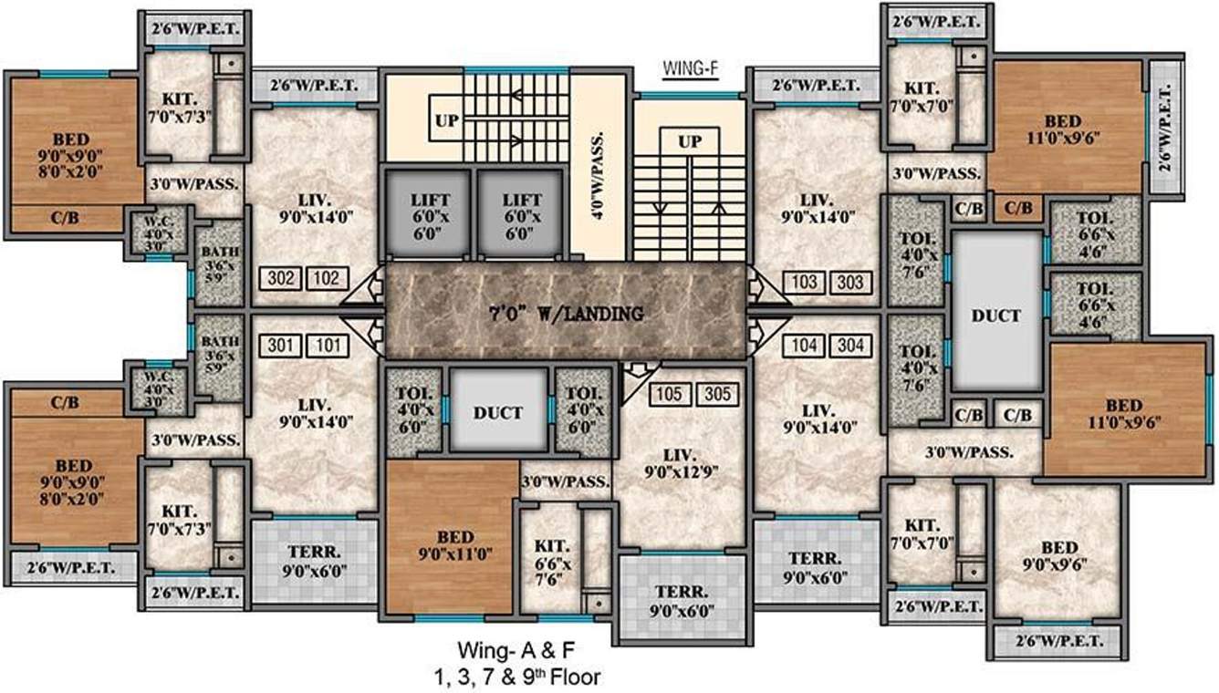 Images for Cluster Plan of Mayfair Vishwaraja A B F And G