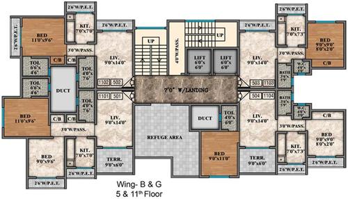 Images for Cluster Plan of Mayfair Vishwaraja A B F And G