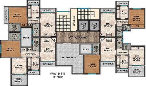 Images for Cluster Plan of Mayfair Vishwaraja A B F And G