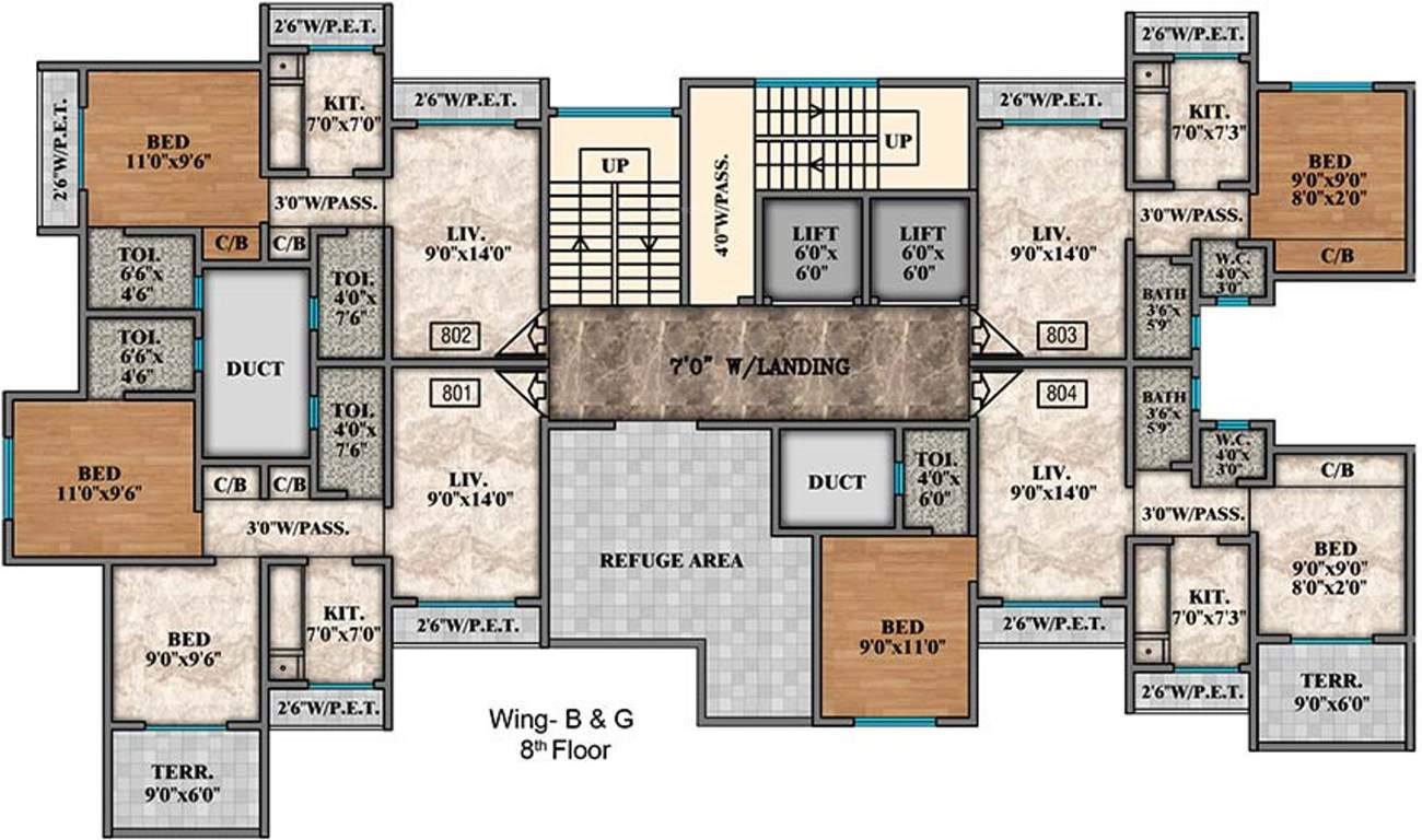 Images for Cluster Plan of Mayfair Vishwaraja A B F And G
