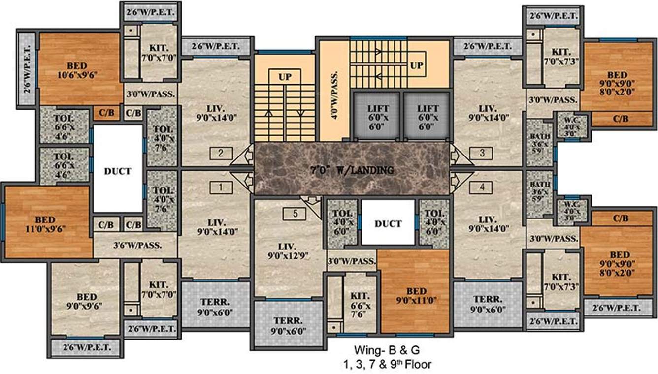 Images for Cluster Plan of Mayfair Vishwaraja A B F And G