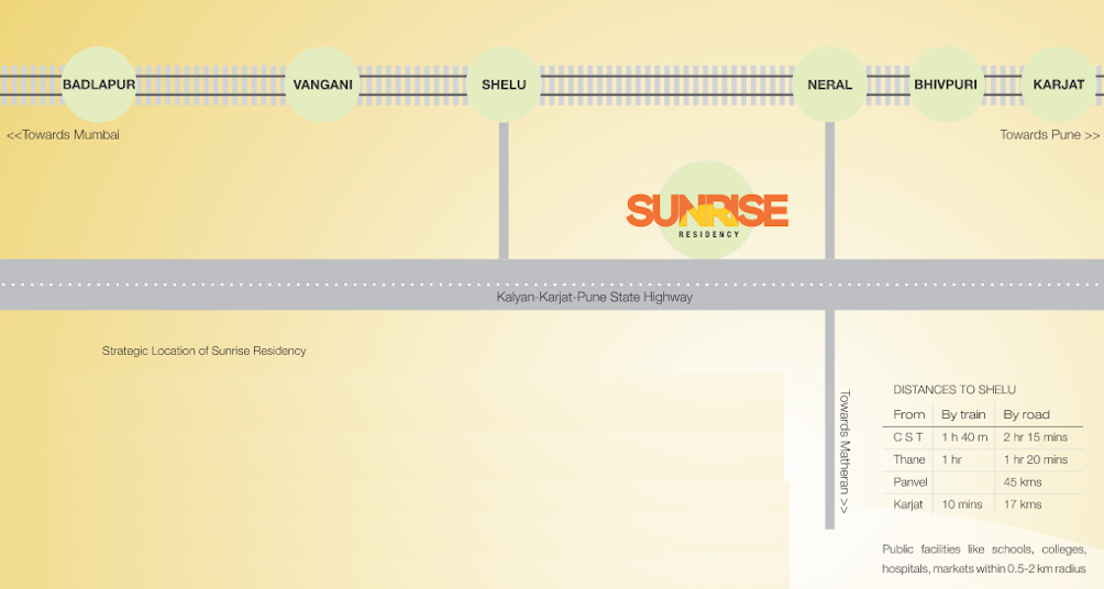  sunrise residency a to m Location Plan