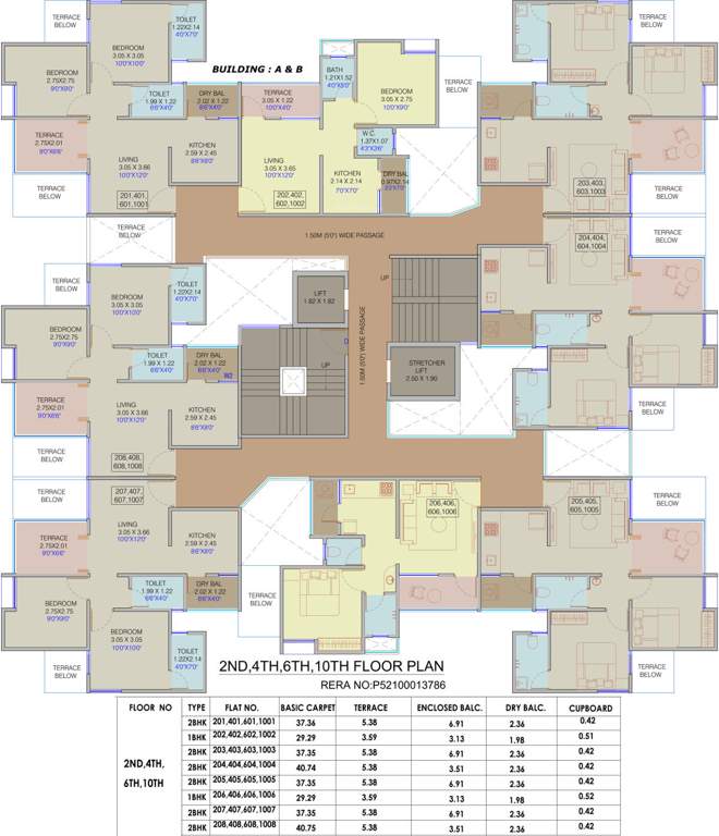 Images for Cluster Plan of Majestique Oasis