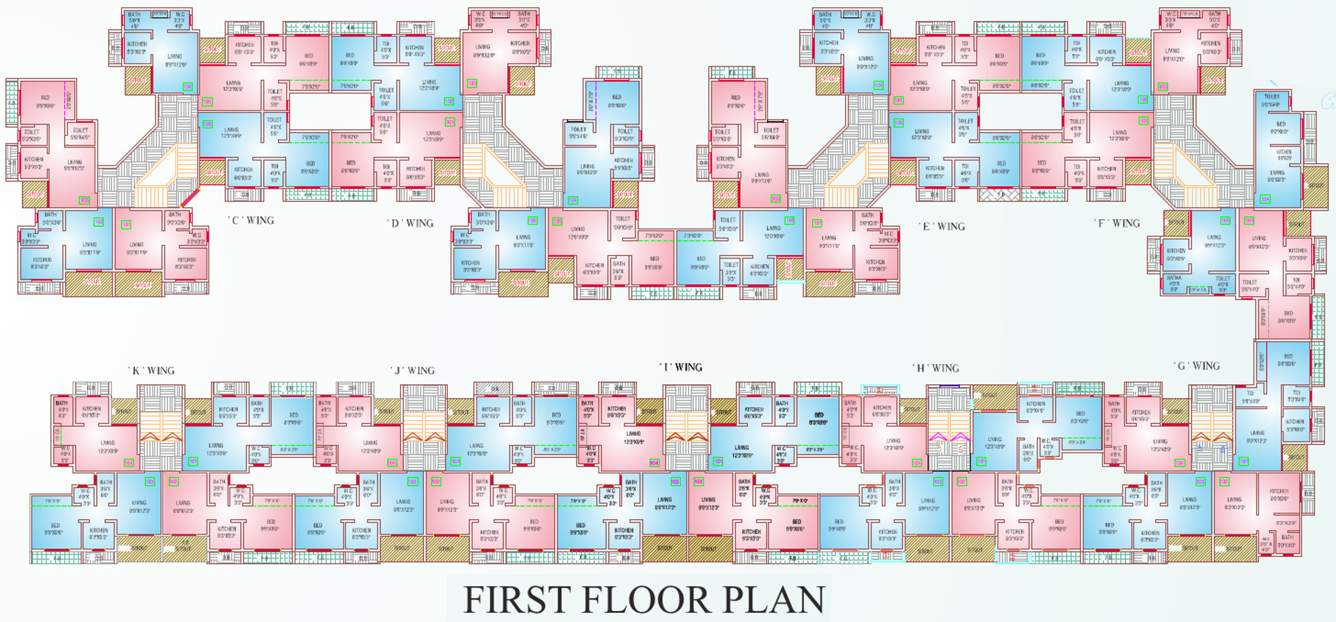Images for Cluster Plan of Reliable Township Rt C To K Wing