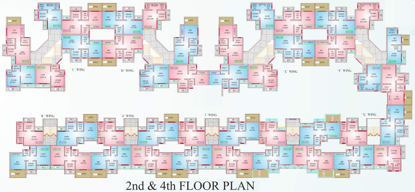 Images for Cluster Plan of Reliable Township Rt C To K Wing