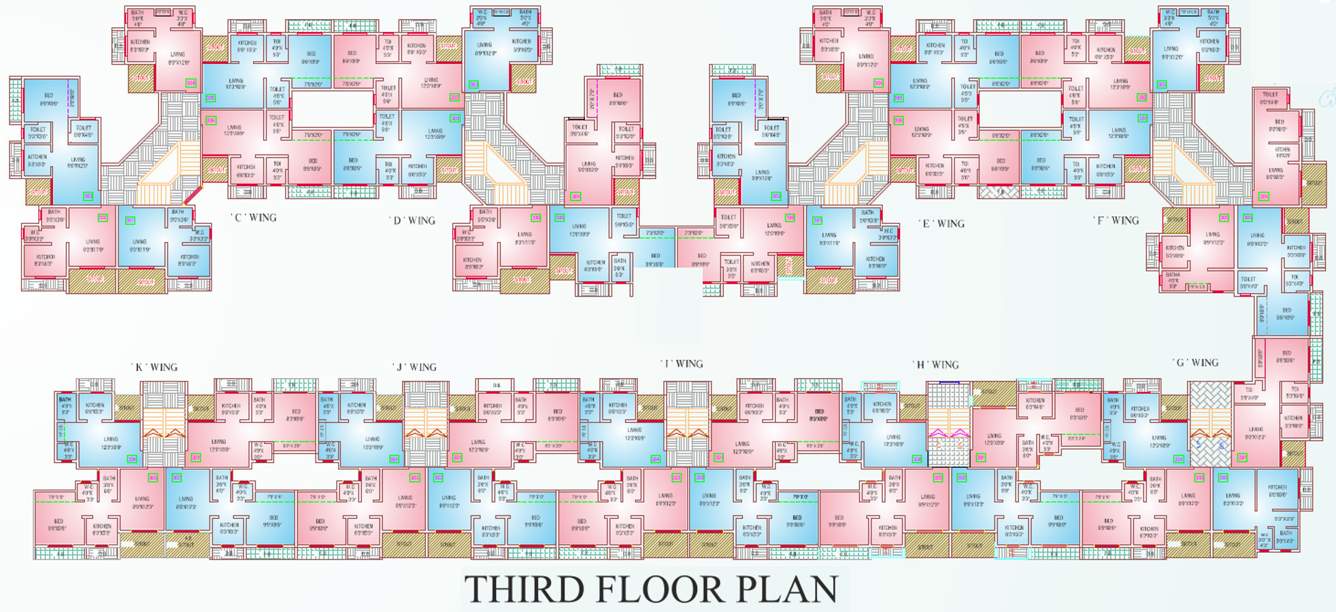 Images for Cluster Plan of Reliable Township Rt C To K Wing