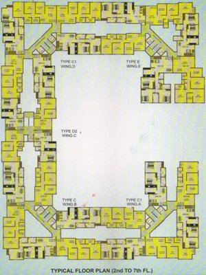 Images for Cluster Plan of Baba Balaji Platinum Block No 10 Type D2 C Wing