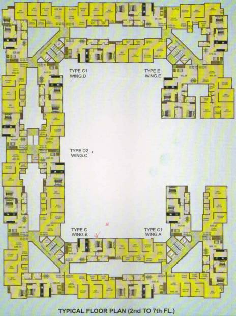 Images for Cluster Plan of Baba Balaji Platinum Block No 10 Type D2 C Wing
