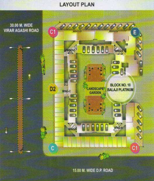 Images for Layout Plan of Baba Balaji Platinum Block No 10 Type D2 C Wing