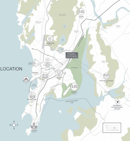 Images for Location Plan of Godrej Platinum Wing B4