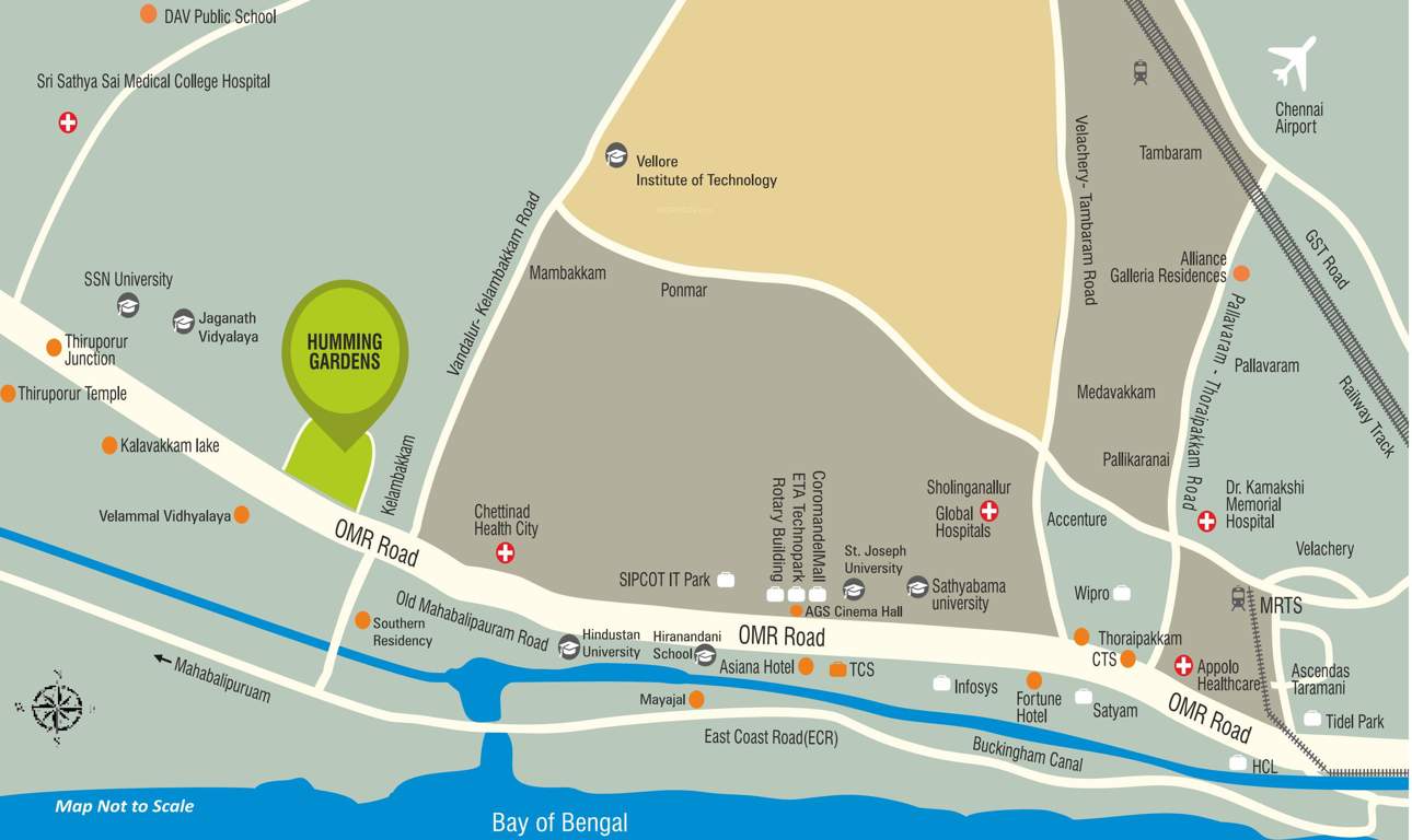 Images for Location Plan of Alliance Humming Gardens Villas