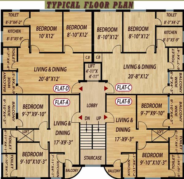 Images for Cluster Plan of Green House Project Sandhya Enclave