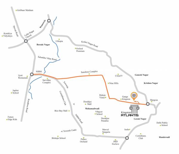 Images for Location Plan of Vedant Kingston Atlantis B1 And B2 Building