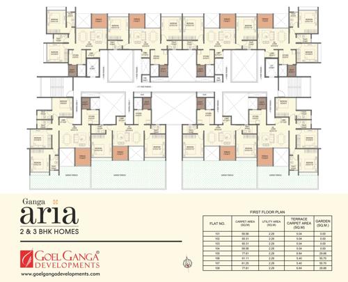 Images for Cluster Plan of Goel Ganga Aria Phase II