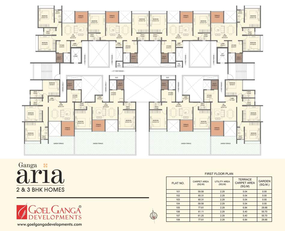 Images for Cluster Plan of Goel Ganga Aria Phase II