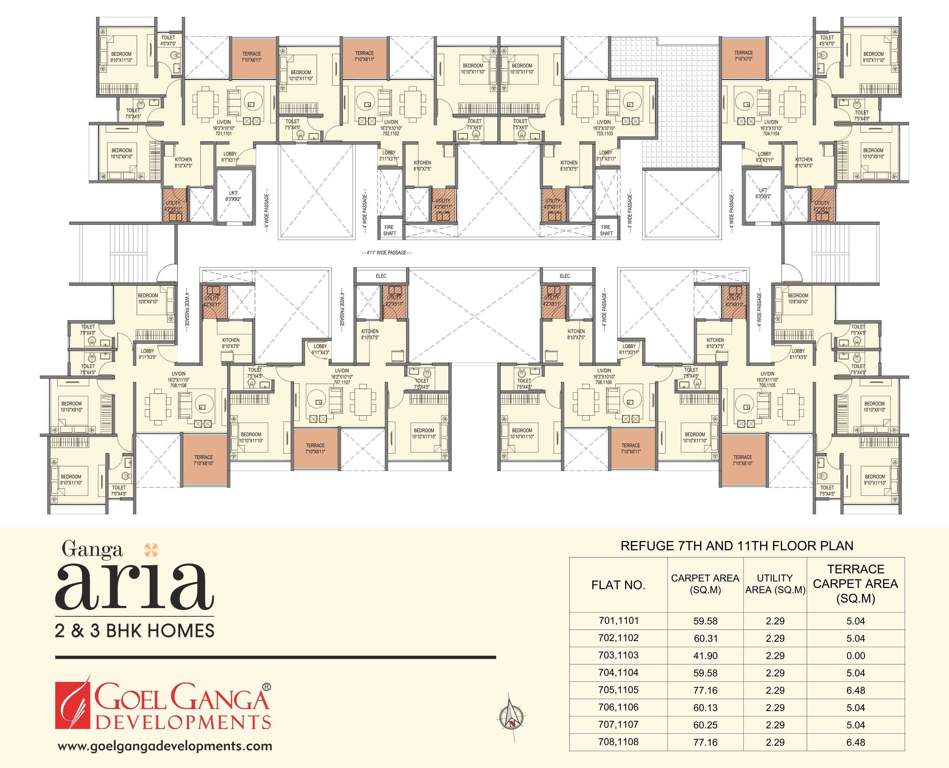 Images for Cluster Plan of Goel Ganga Aria Phase II