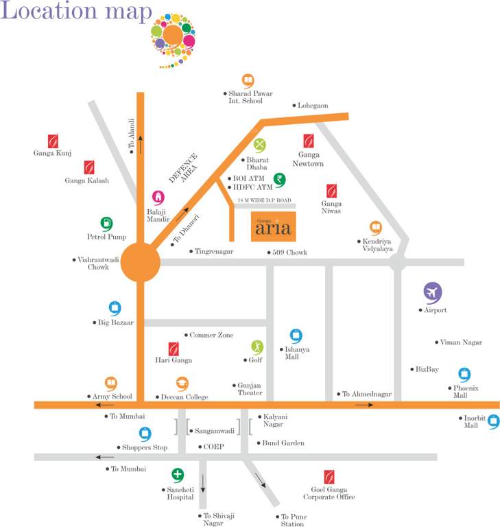 Images for Location Plan of Goel Ganga Aria Phase II