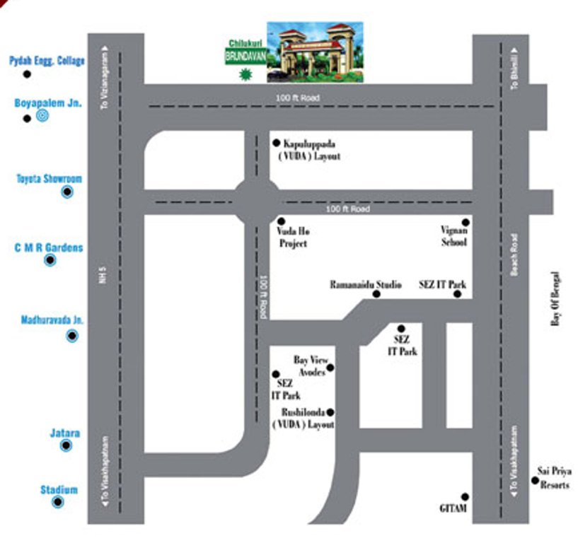 Images for Location Plan of Chilukuri North Extension Water Front Project Phase IX