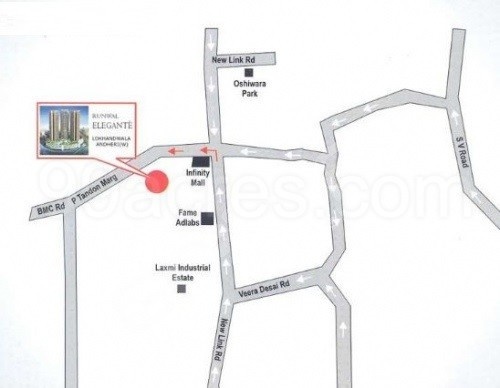  elegante-tower-a Location Plan