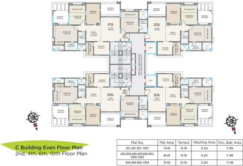 Images for Cluster Plan of Kolte Patil Green Olive C And D Images for Cluster Plan of Kolte Patil Green Olive C And D