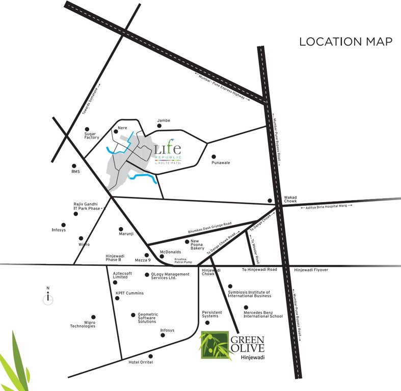 Images for Location Plan of Kolte Patil Green Olive C And D