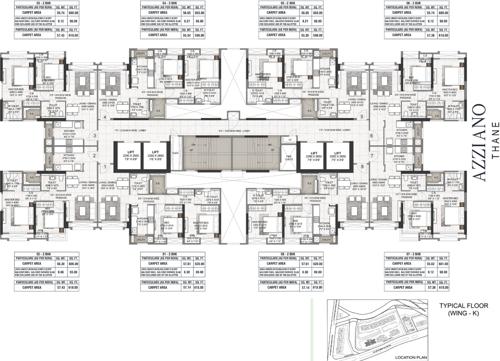 Images for Cluster Plan of Rustomjee Urbania Azziano Wing K