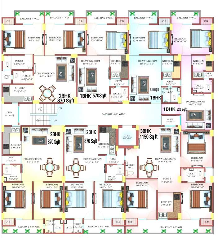 Images for Cluster Plan of Kkay Kendriya Karamchari Awasiye Yojna