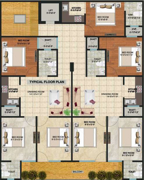 Images for Cluster Plan of Uphaar Homes 2
