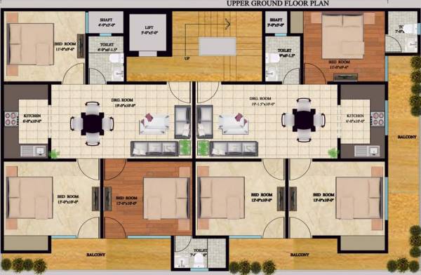 Images for Cluster Plan of Uphaar Homes 3