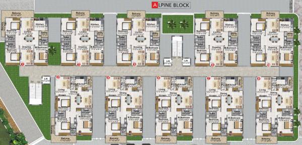 Images for Cluster Plan of Crown Whistling Woods