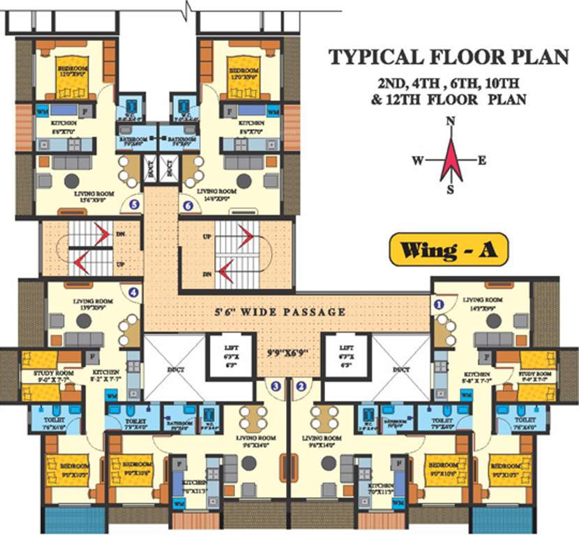 Images for Cluster Plan of DBR Dias Residency Park Wing A