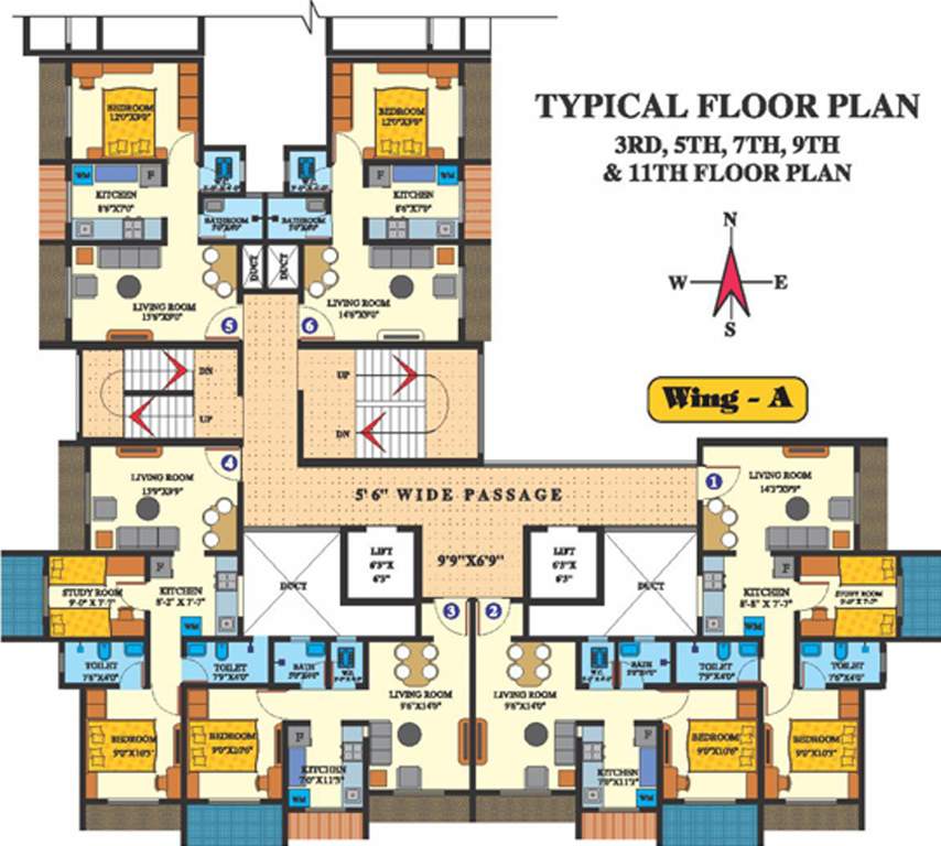 Images for Cluster Plan of DBR Dias Residency Park Wing A