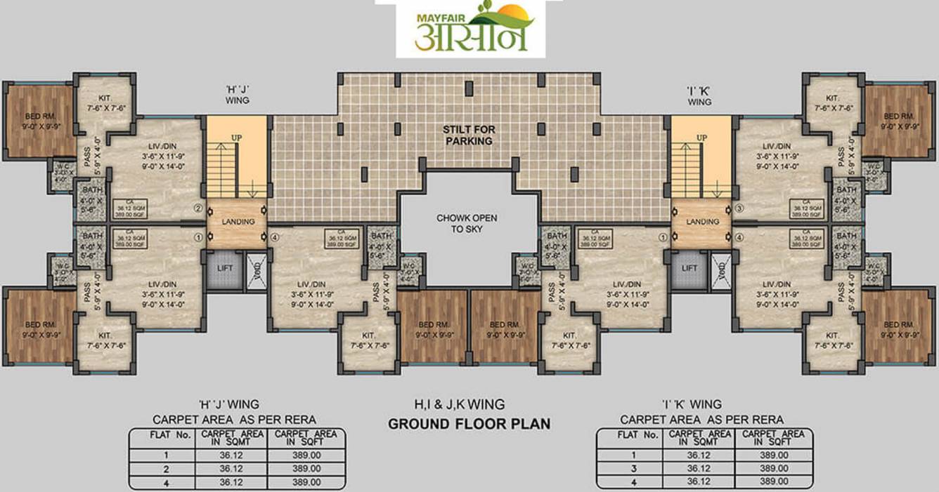 Images for Cluster Plan of Mayfair Aasaan
