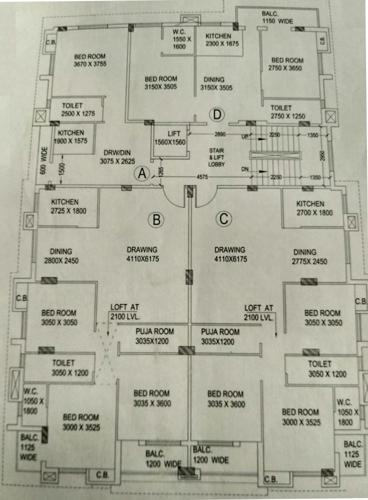  shyam-residency Images for Cluster Plan of Viswakarma Shyam Residency