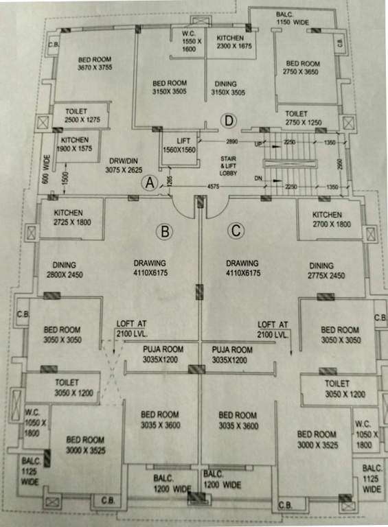  shyam residency Images for Cluster Plan of Viswakarma Shyam Residency