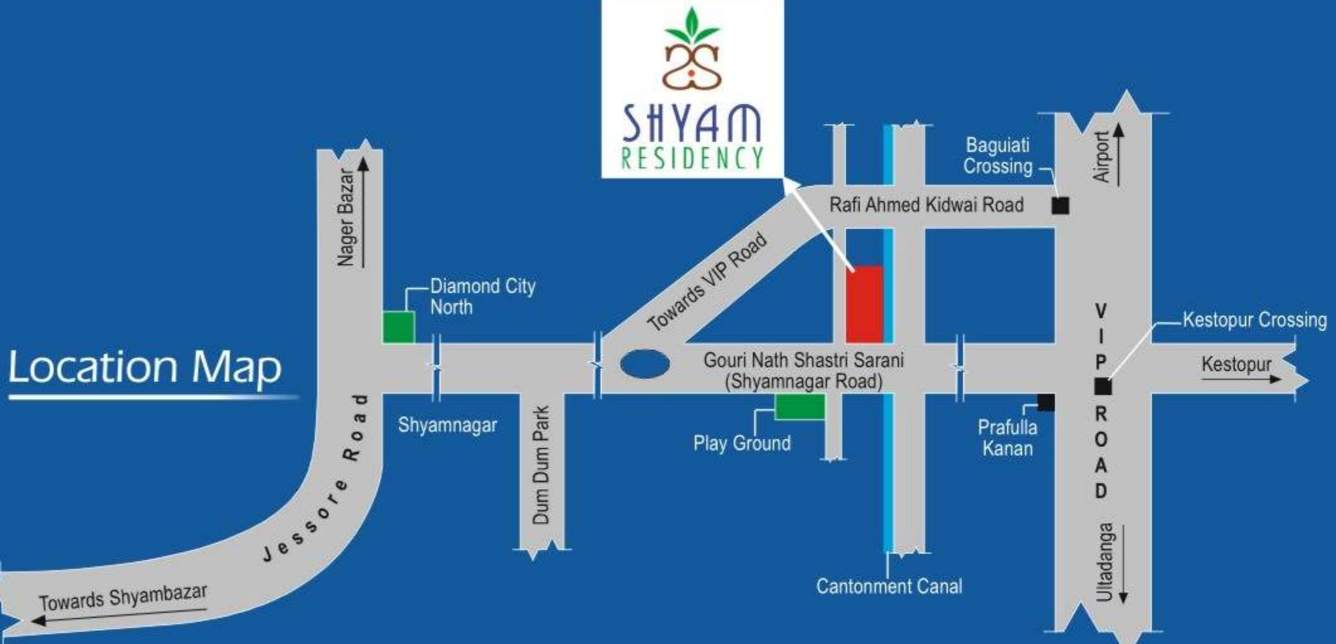  shyam residency Images for Location Plan of Viswakarma Shyam Residency