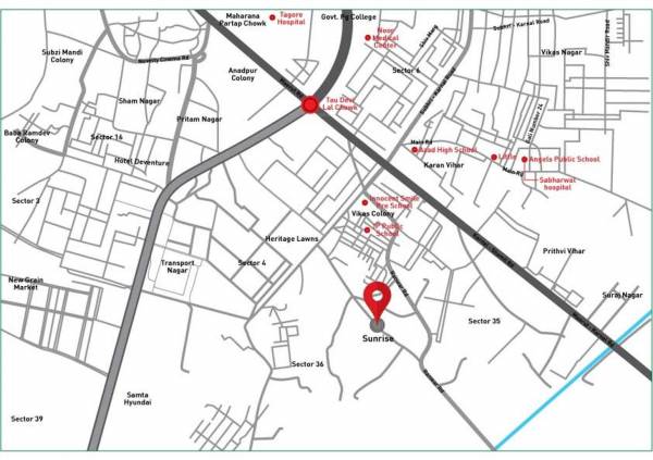 Images for Location Plan of Signature Sunrise The Premium Floor